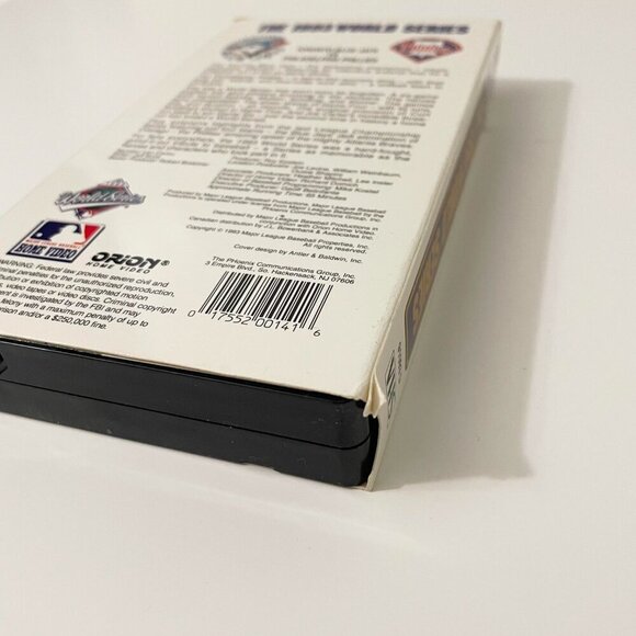 World Series 1993 Toronto Blue Jays Vs Philadelphia Phillies VHS Tape Baseball - Picture 8 of 16